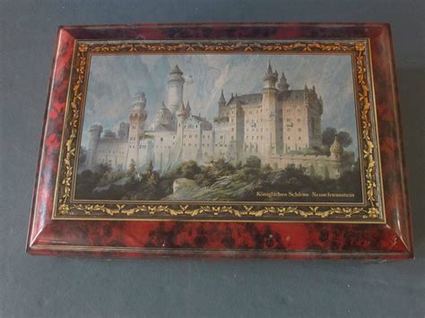 Tin Box Castle Lambertz German Cookies Box Konigliches 